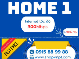 HOME 1, 300MB, Ngoại thành, 180k/tháng